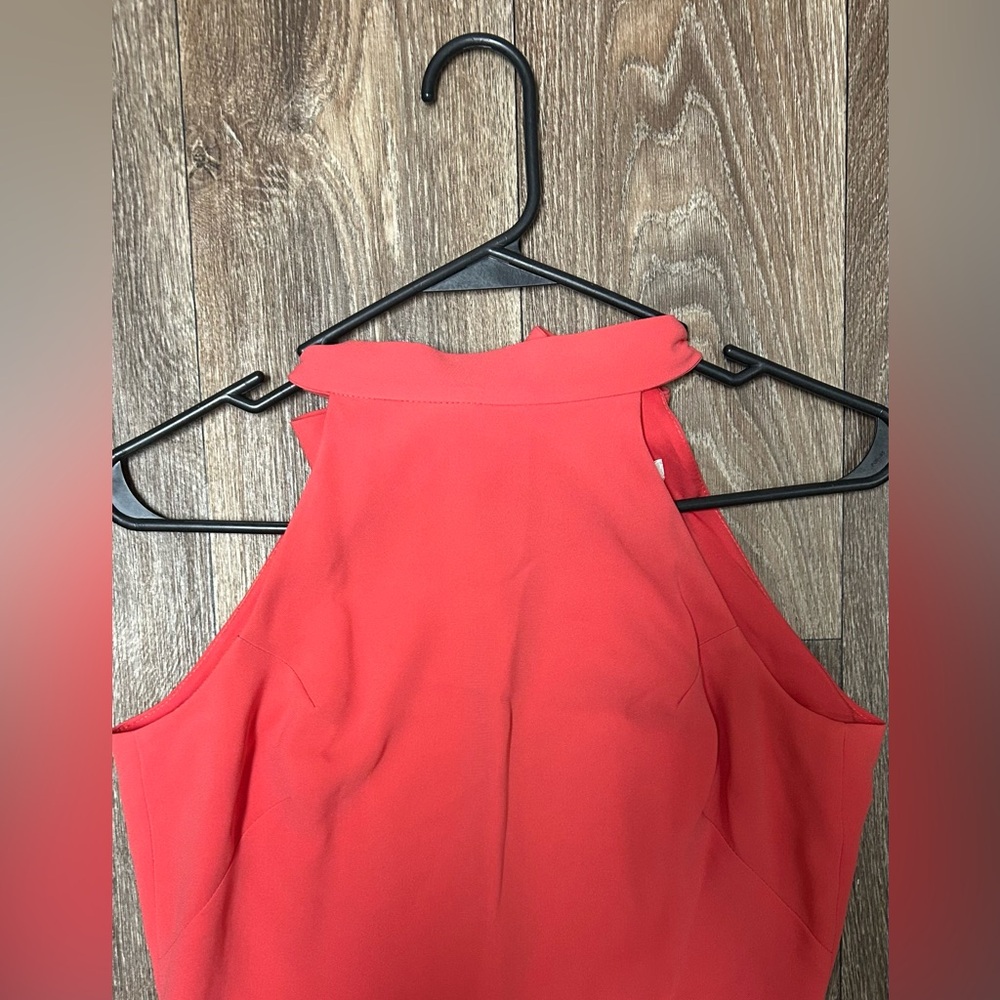 Shoshanna Coral Halter Mini Dress - Picture 6 of 8
